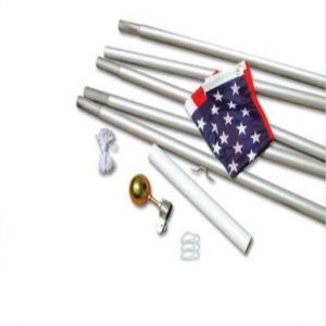 2 Section Flag Pole, Wall Mountain Flag Pole, Flag Pole Bracket, Adjustable Flag Pole